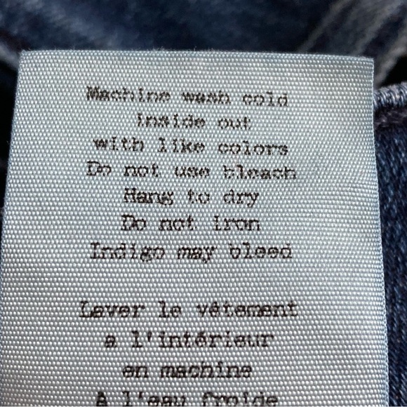 Rag & Bone High Rise Two Tone Ankle Skinny Jeans - Picture 15 of 15